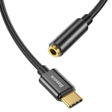 Baseus USB-C > 3.5mm Fe Audio Adapter Black