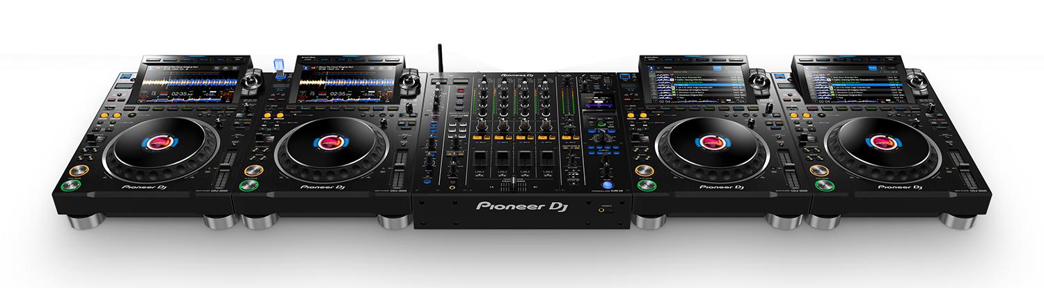 Pioneer DJ - 4 x CDJ-3000 + DJM-A9
