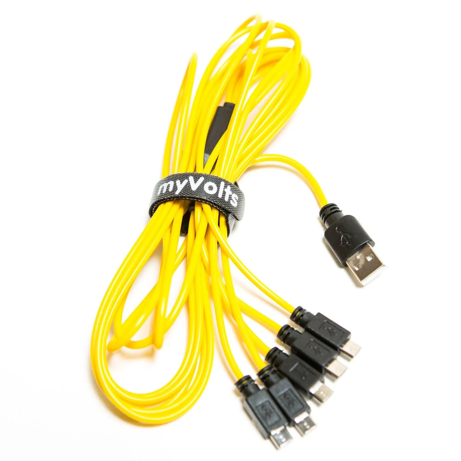 myVolts 5-way power splitter Roland Boutiques Yellow