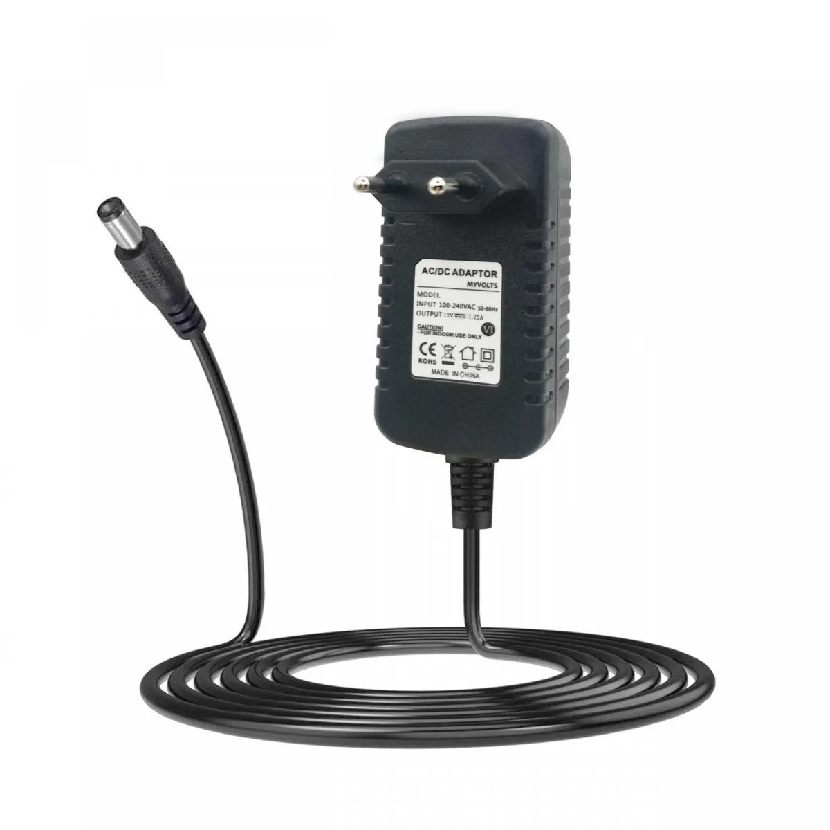myVolts 12V EU power supply Yamaha keyboards (12V 1.25A)