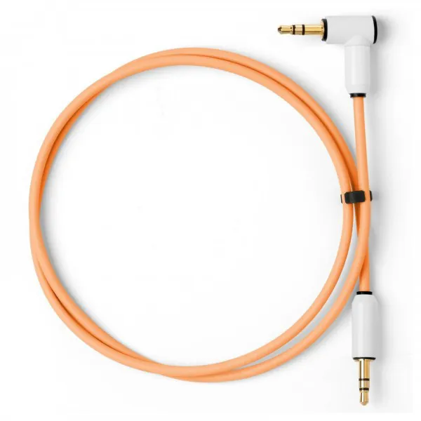 myVolts 3.5mm Ma to 3.5mm Ma Angled 70cm Sunset Peach