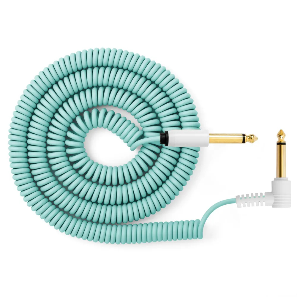 myVolts 6.35mm Ma MO to 6.35mm Ma Angled MO Curly 100-200cm