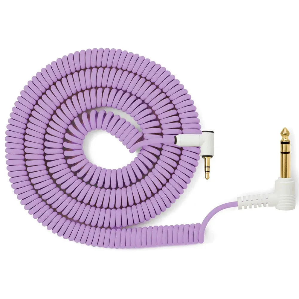 myVolts 3.5mm Ma Angled to 6.35mm Ma Angled Curly 100-200cm