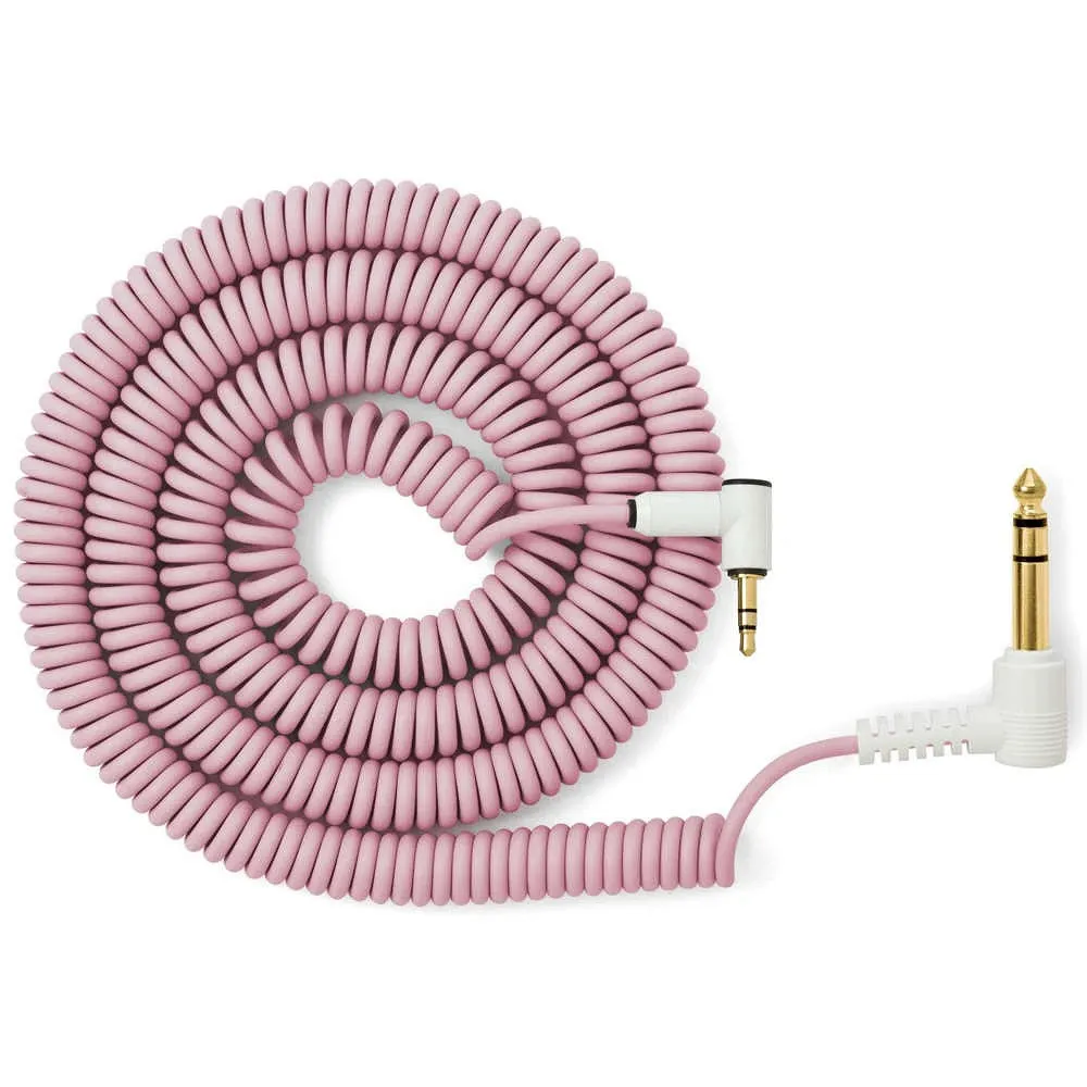 myVolts 3.5mm Ma Angled to 6.35mm Ma Angled Curly 100-200cm