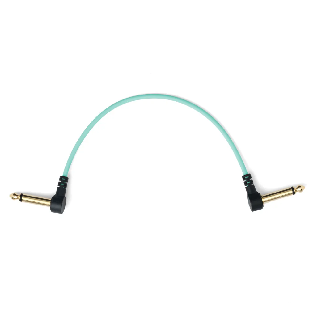 myVolts 6.3mm Ma MO Angled to Same 10cm Mint Green