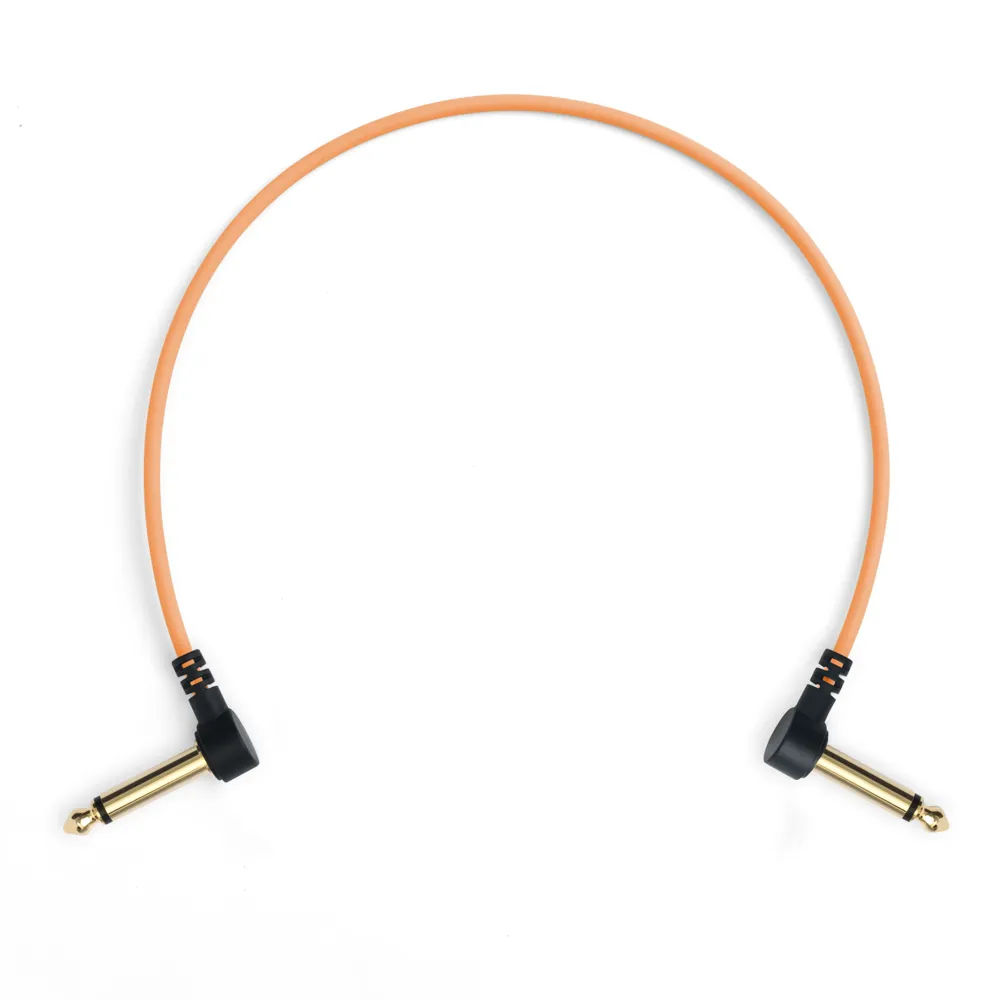 myVolts 6.3mm Ma MO Angled to Same 18cm Sunset Peach