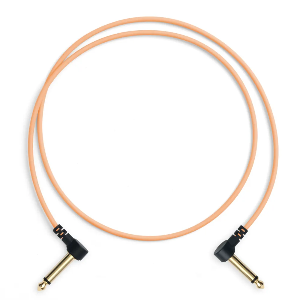 myVolts 6.3mm Ma MO Angled to Same 35cm Sunset Peach