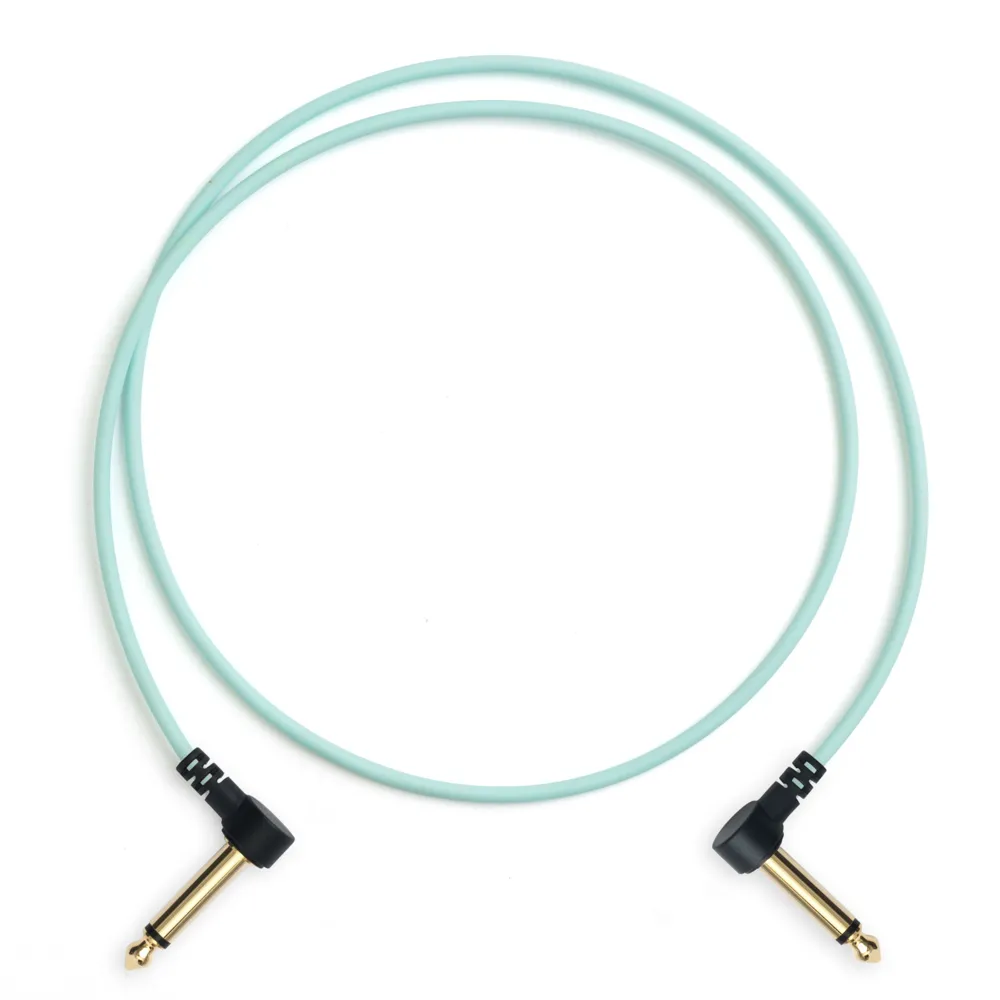 myVolts 6.3mm Ma MO Angled to Same 35cm Mint Green