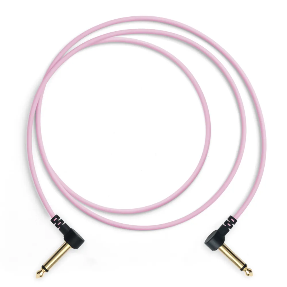 myVolts 6.3mm Ma MO Angled to Same 150cm Marshmallow Pink