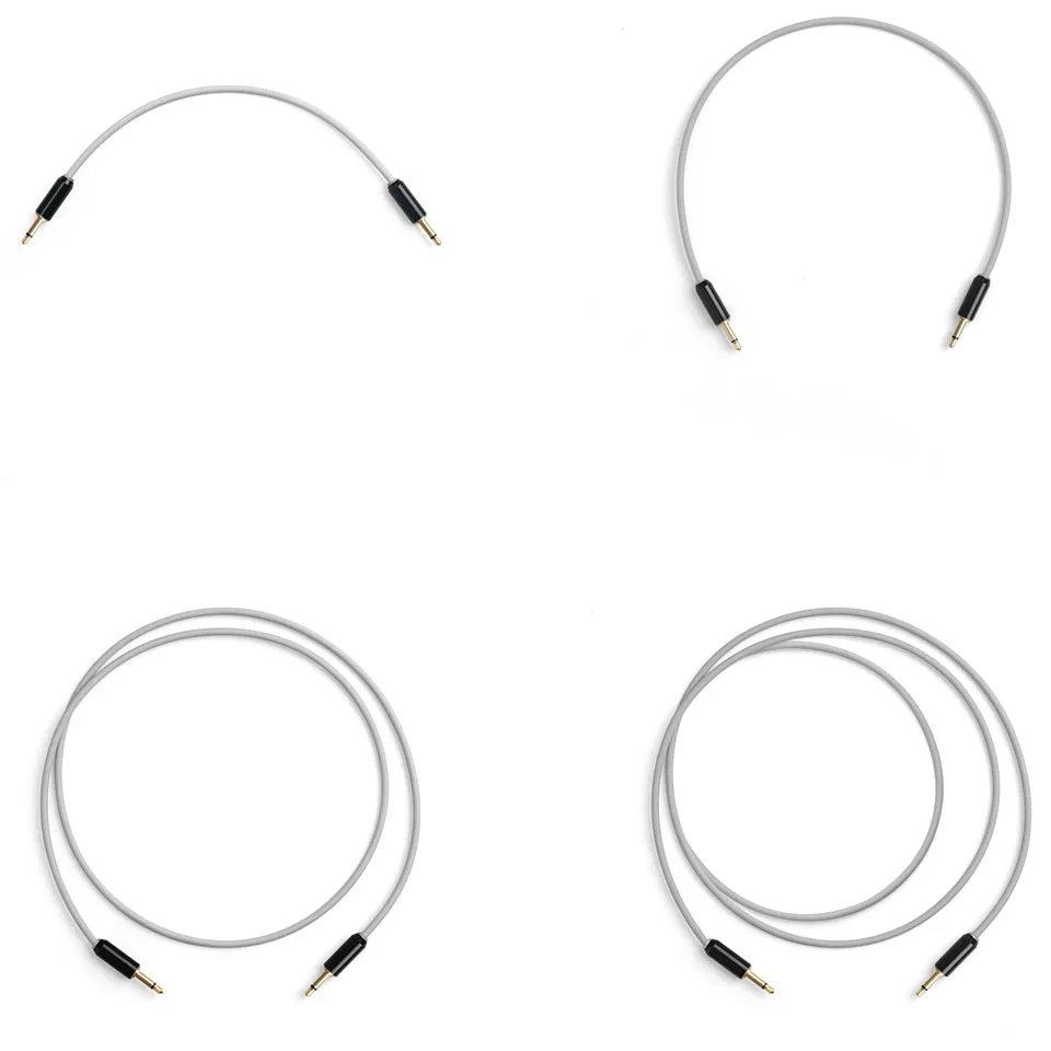 myVolts Halo Patch Cables Grey 8-Pack