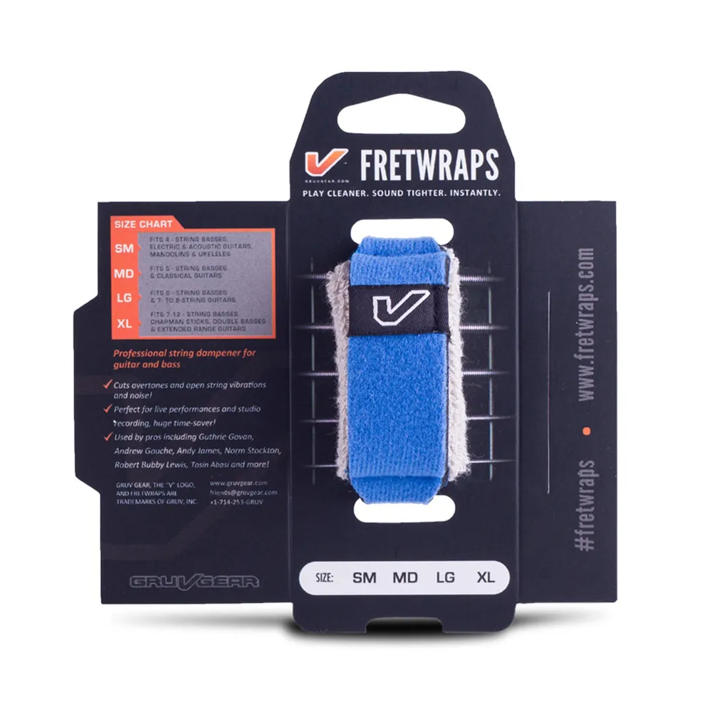 Gruv Gear FretWraps HD Sky 1-Pack Blue Large
