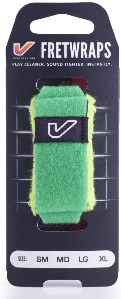 Gruv Gear FretWraps HD Leaf 1-Pack Green Large