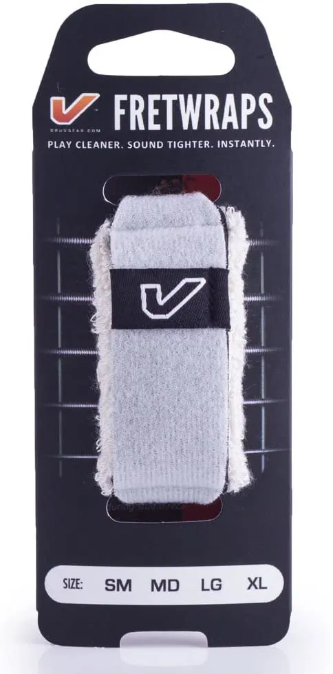 Gruv Gear FretWraps HD Stone 1-Pack White Large