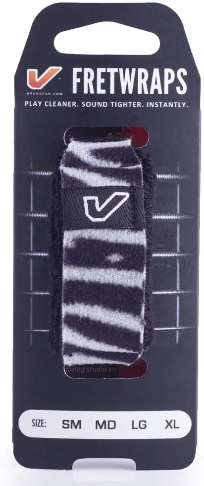 Gruv Gear FretWraps 1-Pack Zebra Small