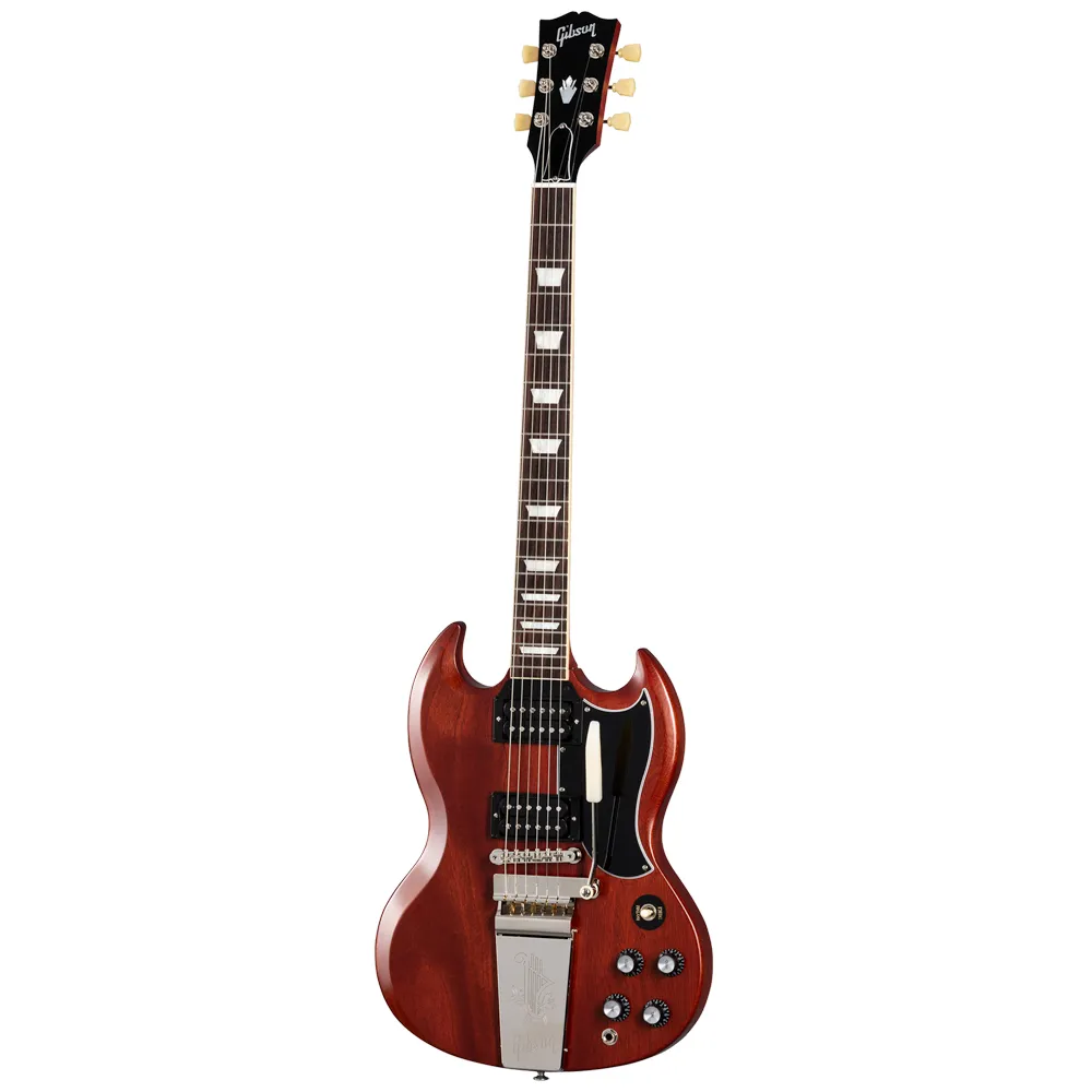 Gibson SG Standard 61 Faded Maestro Vibrola Vintage Cherry