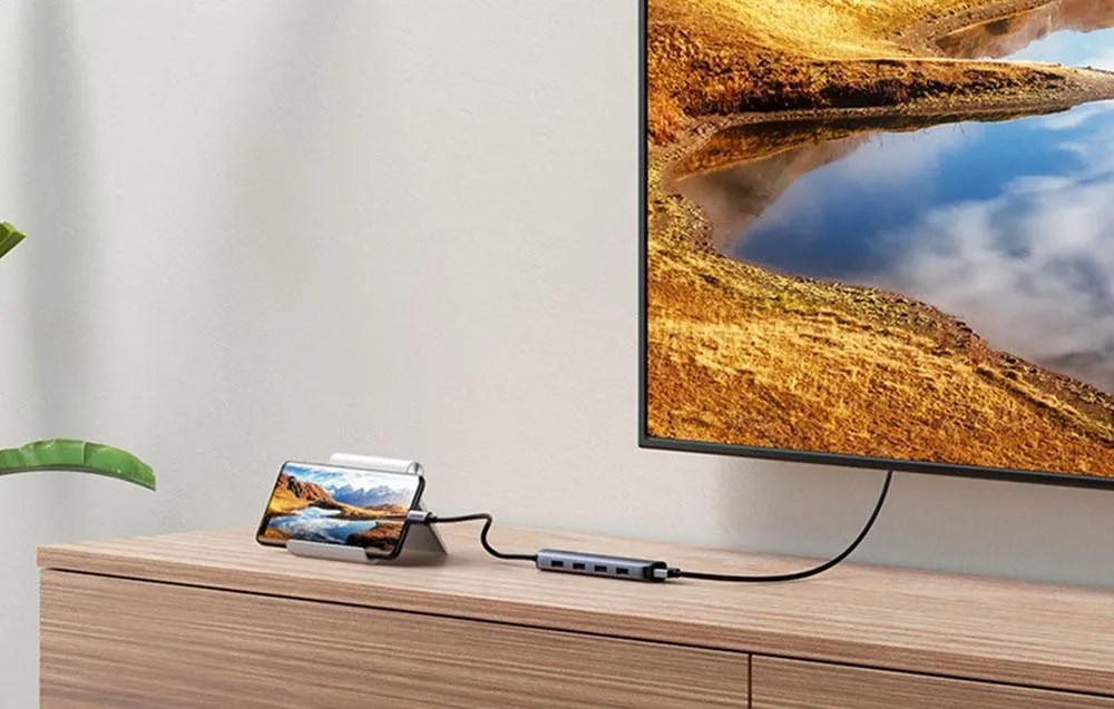Ugreen Adapter Hub USB-C > 4x USB 3.0 + HDMI