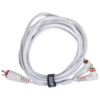 UDG Double RCA-Angled RCA White 3m