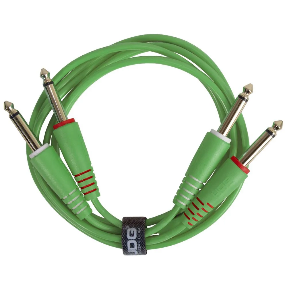UDG Double 6.3mm-6.3mm Green 3m