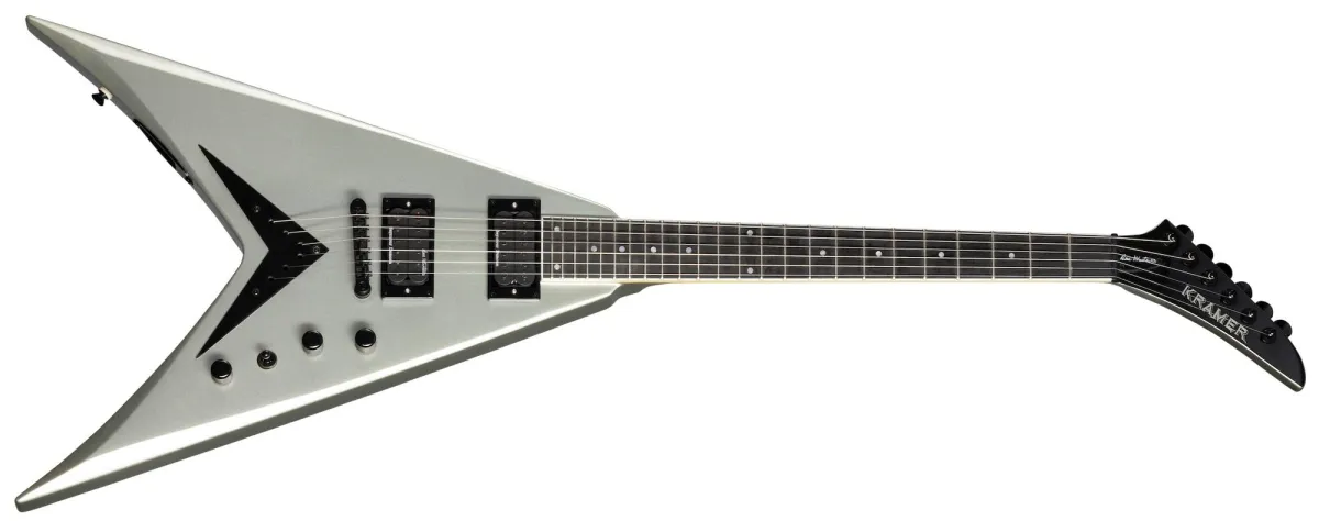 Kramer Dave Mustaine Vanguard Silver Metallic