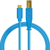 DJ Techtools USB-C > USB-B Cable 1.5 Blue