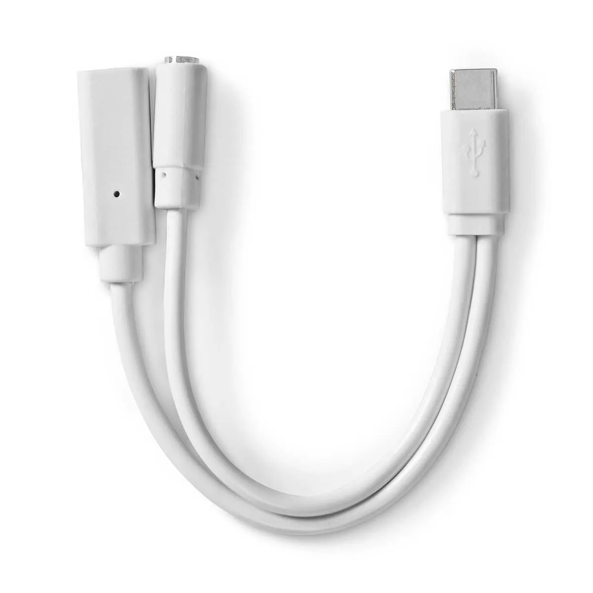 Nedis USB 2.0 USB-C Ma > USB-C Fe + 3.5 mm Fe 10cm