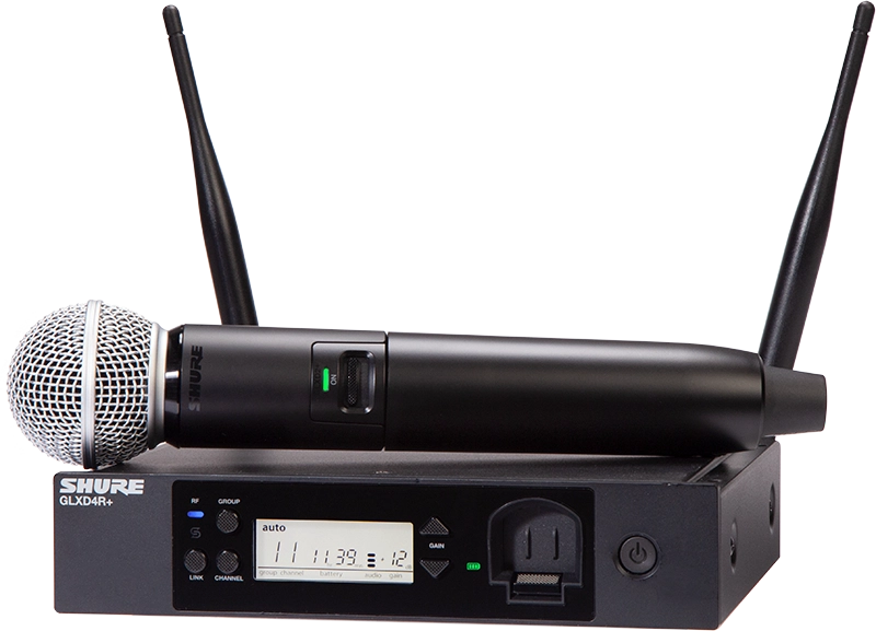 Shure GLXD24R+ Vocal System SM58