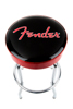 Fender Red Sparkle Logo Barstool 30