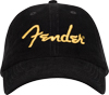 Fender Gold Spaghetti Logo Corduroy Baseball Hat