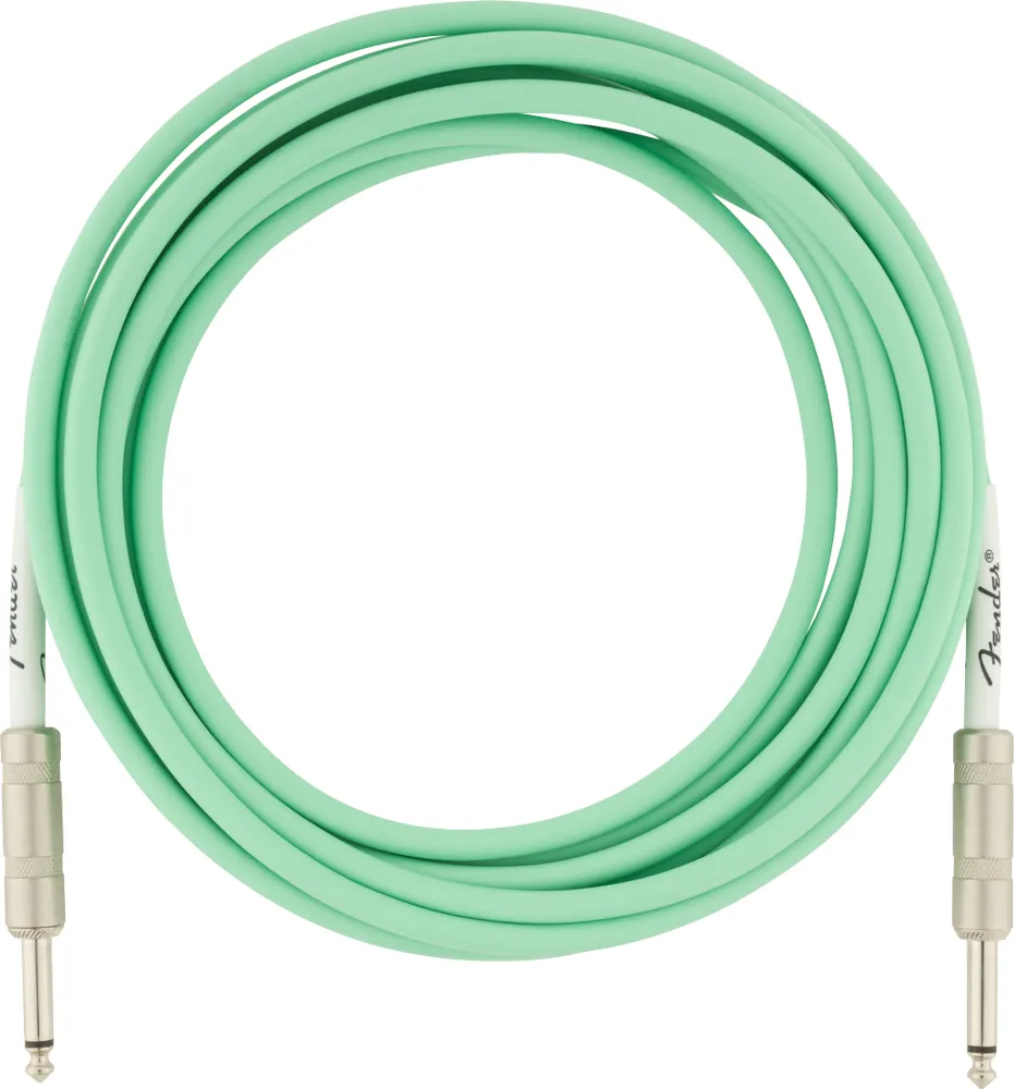 Fender Instrumentcable Straight-Straight 5.5m Surf Green