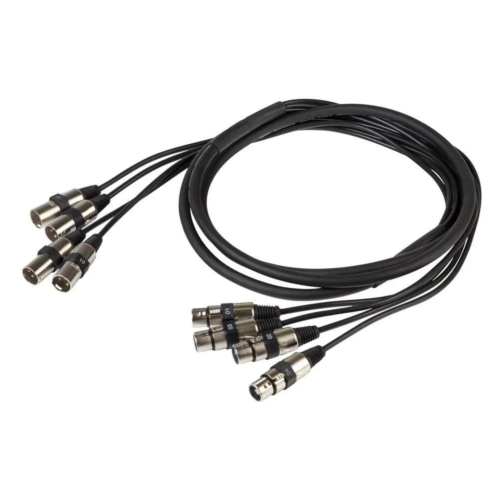 Proel Studio Loom 4xXLR Ma > 4xXLR Fe 10m