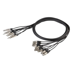 Proel Studio Loom Neutrik 8xXLR Fe > 8x6.3mm ST 3m