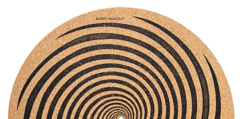Audio Anatomy Cork Slipmat Spiral 3mm