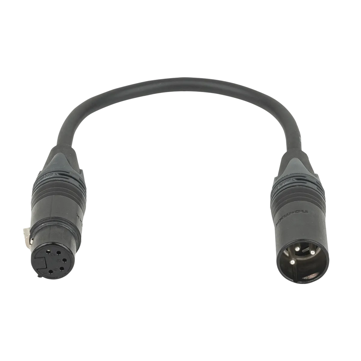 DAP Audio DMX Adapter 3-pin Ma > 5-pin Fe Neutrik