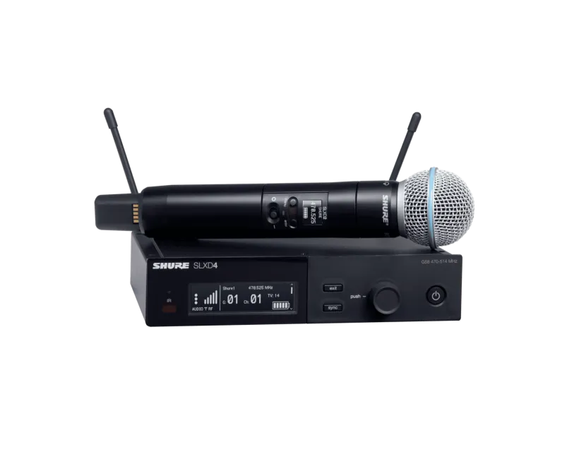 Shure SLXD24E Single Handheld Beta58A H56