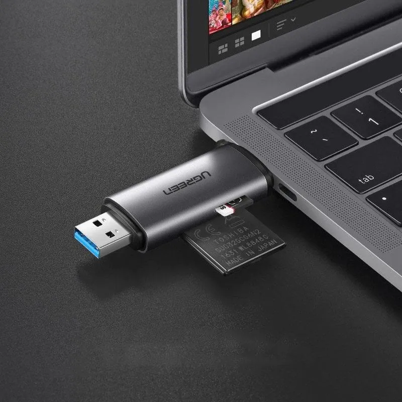 Ugreen SD/micro SD Card Reader USB/USB-C 3.0
