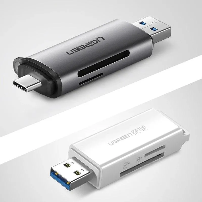 Ugreen SD/micro SD Card Reader USB/USB-C 3.0
