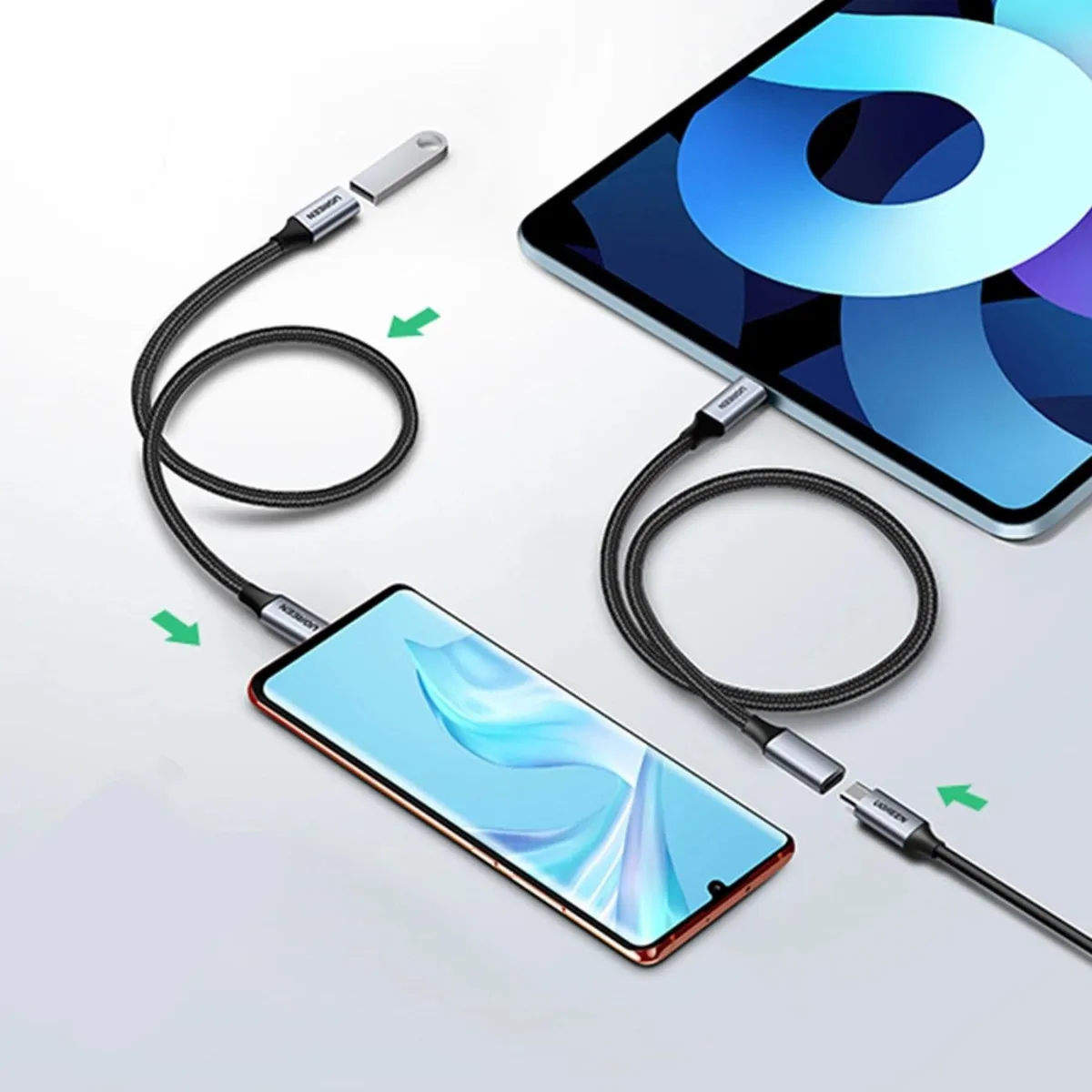 Ugreen USB-C 3.1 Male > Female 10Gbps 1m