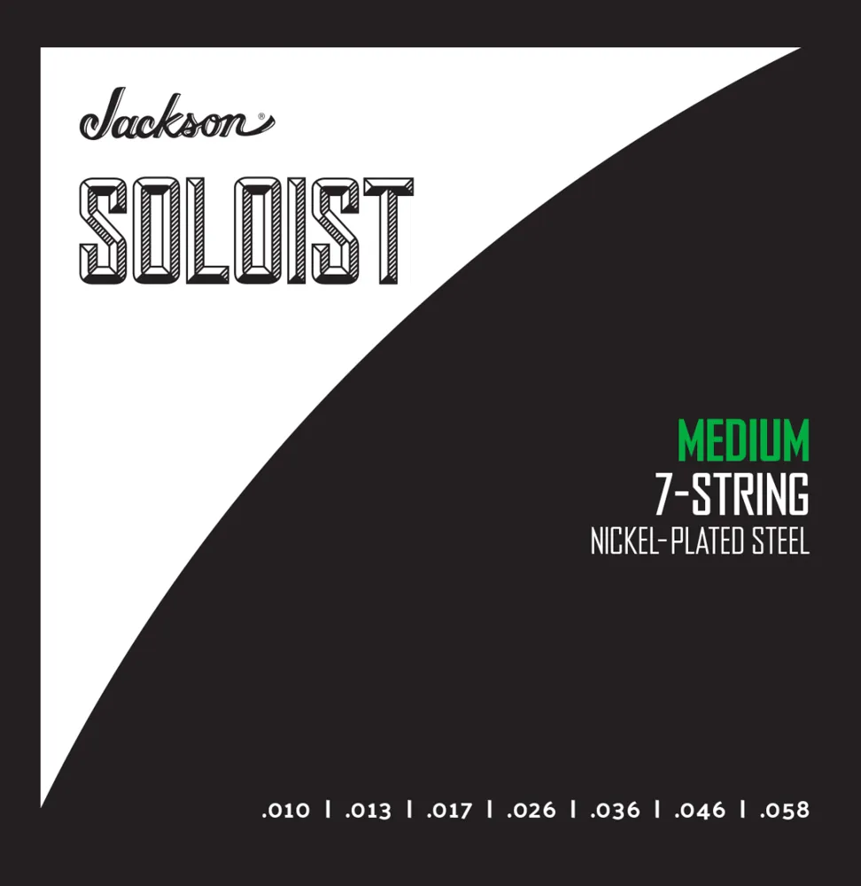 Jackson Soloist Strings 7 String Medium 010-058