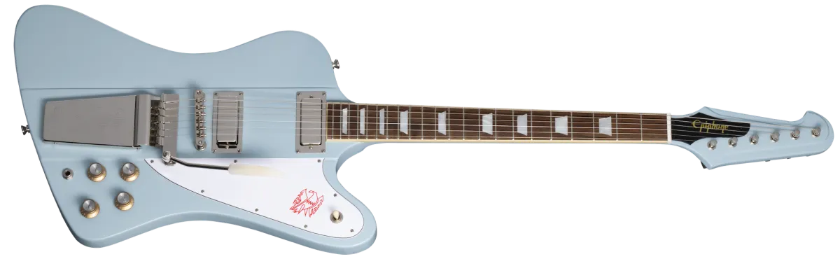 Epiphone 1963 Firebird V Maestro Vibrola Frost Blue