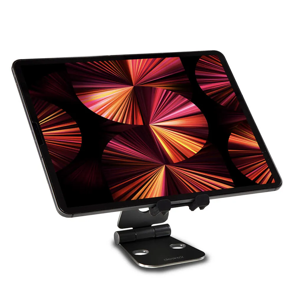 Desire2 View Desk Stand Black Adjustable Tablets and Smartphones