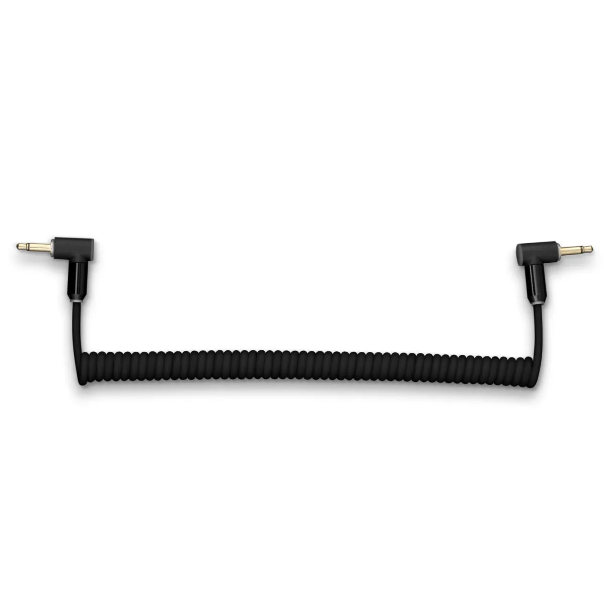 myVolts 3.5mm Ma Mono to 3.5mm Ma Mono Angled Liquorice Black
