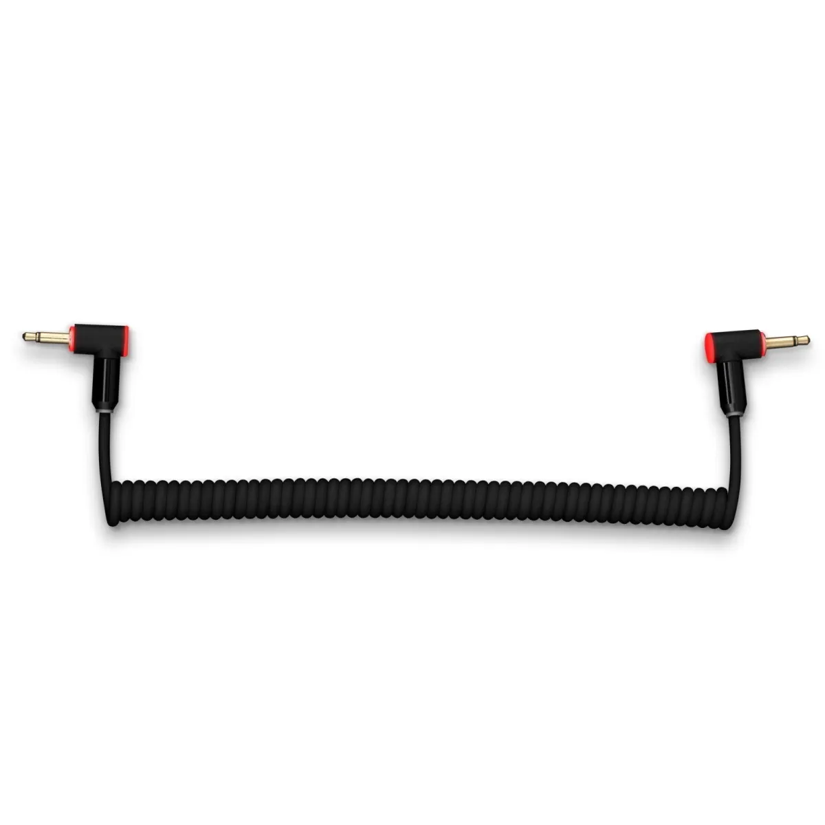 myVolts 3.5mm Ma Mono to 3.5mm Ma Mono Angled Liquorice Black