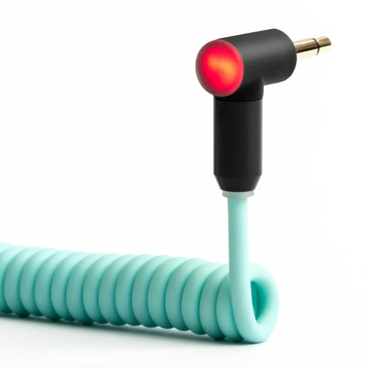 myVolts 3.5mm Ma Mono to 3.5mm Ma Mono Angled Mint Green
