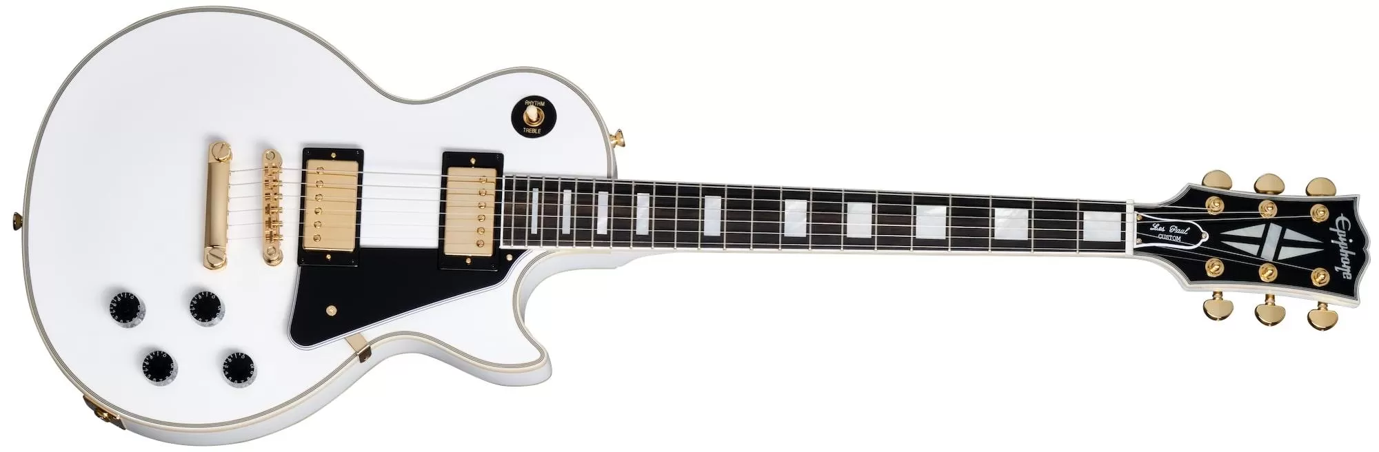 Epiphone Les Paul Custom Alpine White (with Hard Case)