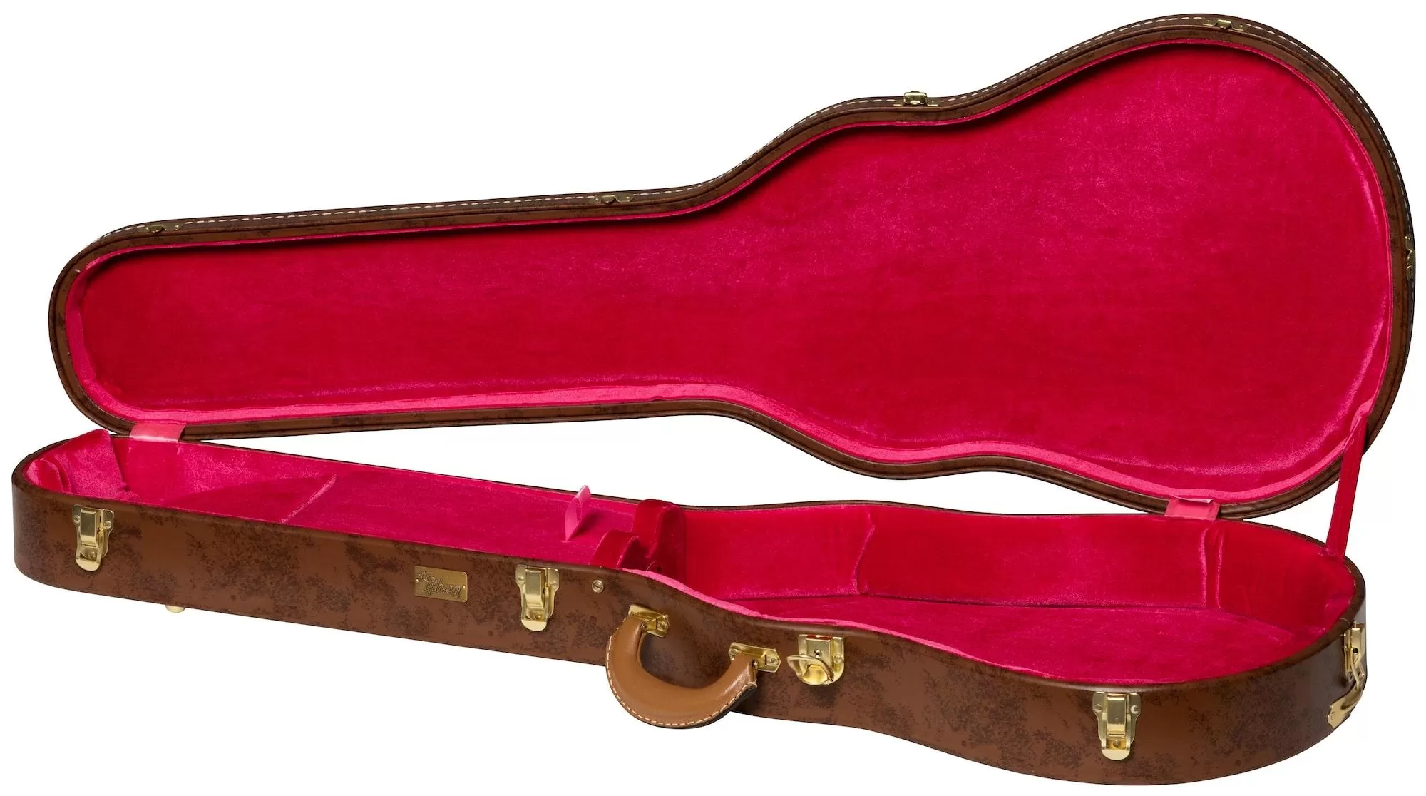 Gibson Lifton Historic Brown/Pink Hardshell Case Les Paul Caribbean Blue