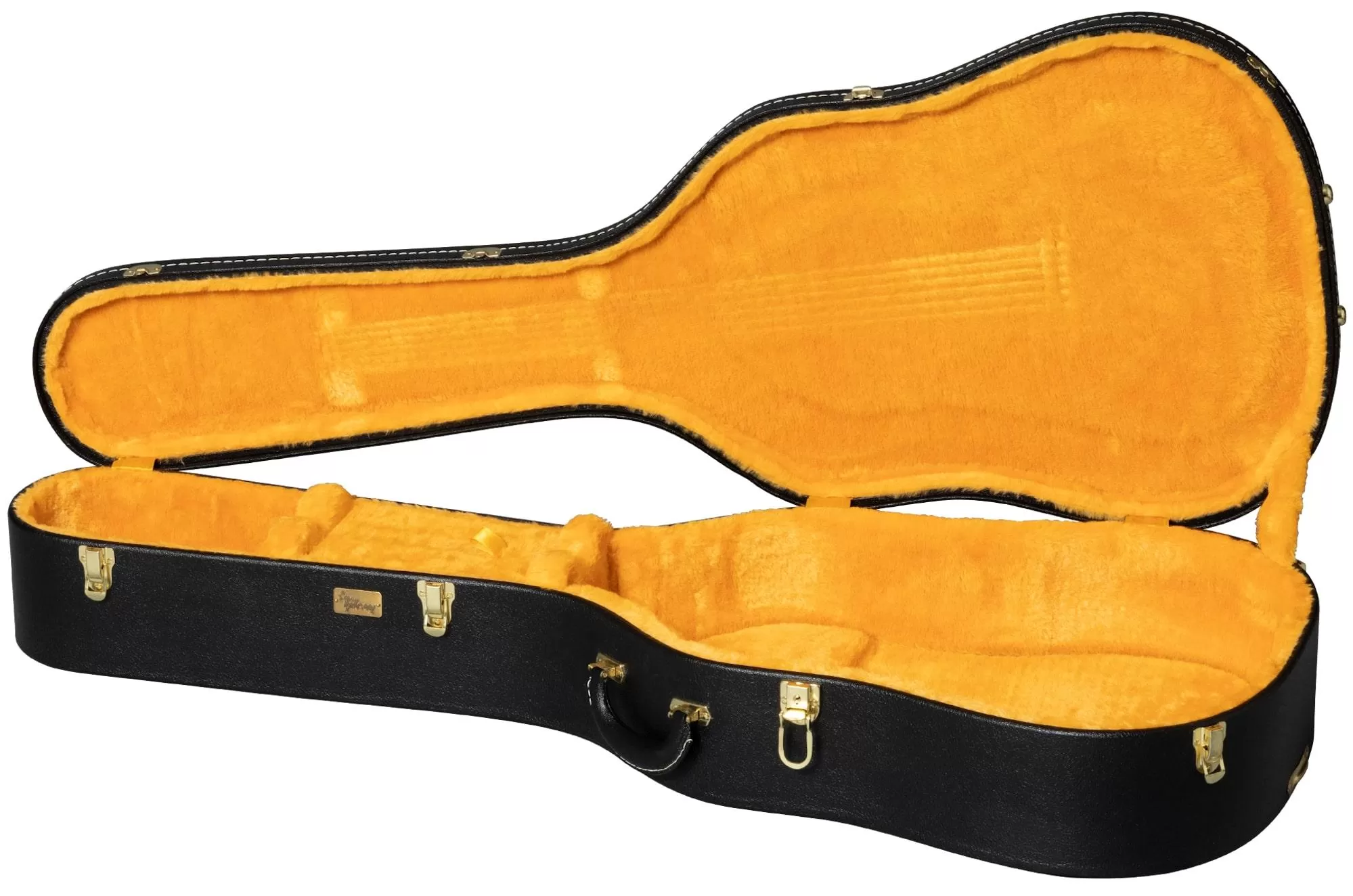 Gibson Black/Goldenrod Hardshell Case Dreadnought Caribbean Blue Perim