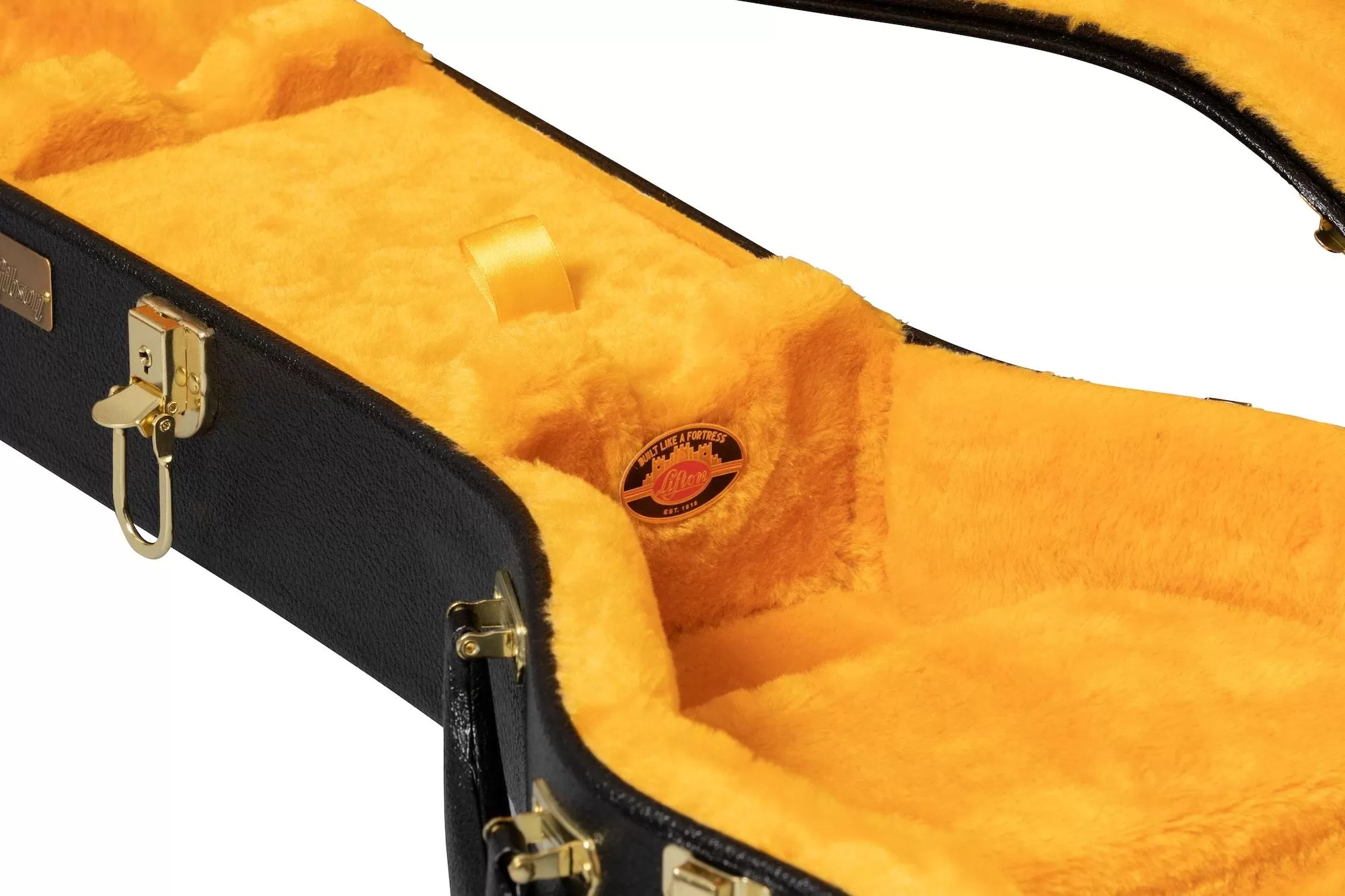 Gibson Lifton Historic Black/Goldenrod Hardshell Case Les Paul