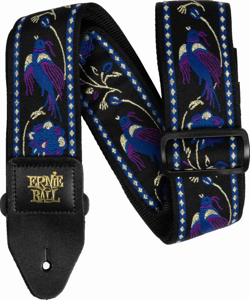 Ernie Ball EB-5371 Purple Pleasant Pheasant Strap
