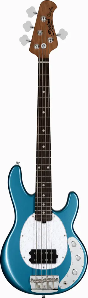 Sterling by Music Man StingRay Short Scale RAYSS4 Toluca Lake Blue