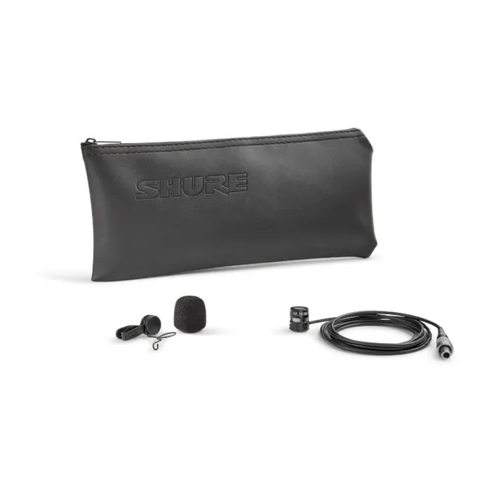 Shure WL184M Lavalier Microphone Supercardioid Black LEMO